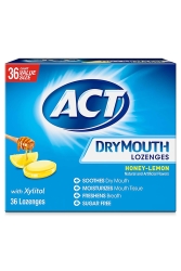 ACT Dry Mouth Lozenges Honey-Lemon 36 Adet - ACT