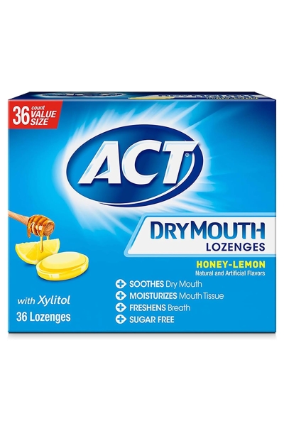 ACT Dry Mouth Lozenges Honey-Lemon 36 Adet - 1