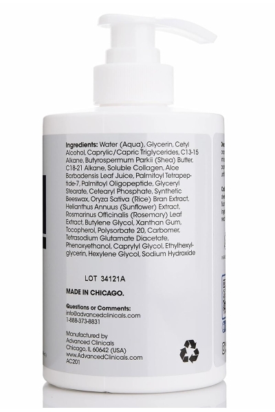 Advanced Clinicals Collagen + Peptide Sıkılaştırıcı Yüz ve Vücut Kremi 444ML - 3