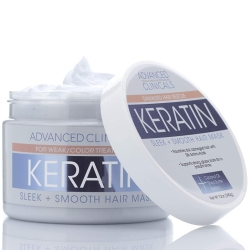 Advanced Clinicals Keratin Yumuşak ve Pürüzsüz Saçlar İçin Saç Maskesi 340GR - 4