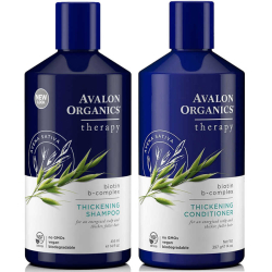 Avalon Organics Biotin B Kompleks Şampuan + Saç Kremi 2li Paket - Avalon Organics