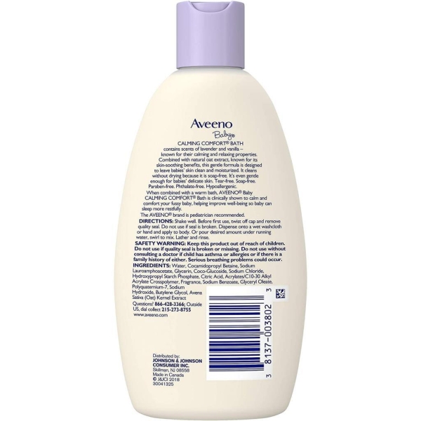 Aveeno Baby Lavender Vanilla Banyo Bakımı 236ML - 2