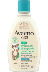 Aveeno Kids 2'si 1 Arada Nemlendirici Şampuan ve Saç Kremi 354ML - Aveeno