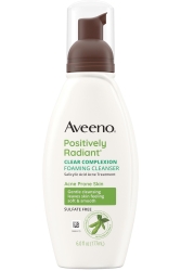 Aveeno Positively Radiant Yağsız Köpüren Yüz Temizleyici 177ML - Aveeno