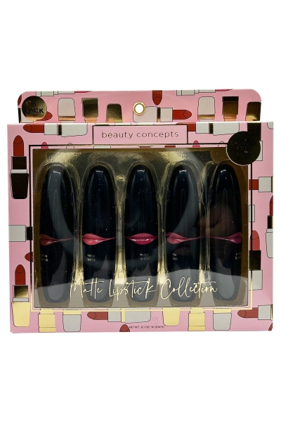 Beauty Concepts Matte Lipstick Mat Ruj Çeşit Paketi 5 Adet - 1