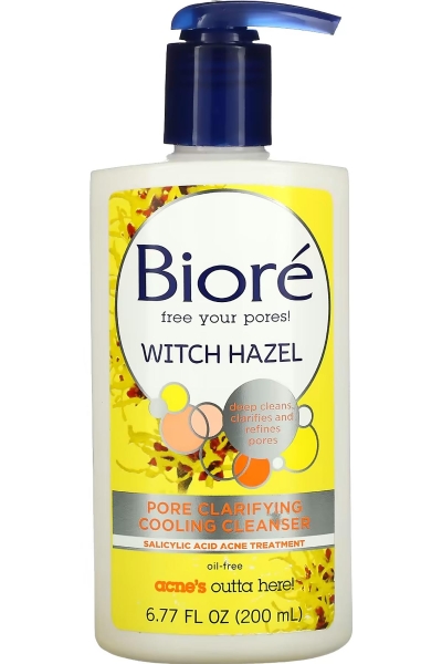 Biore Witch Hazel Akne Karşıtı Yağsız Yüz Temizleme Jeli 200ML - 1