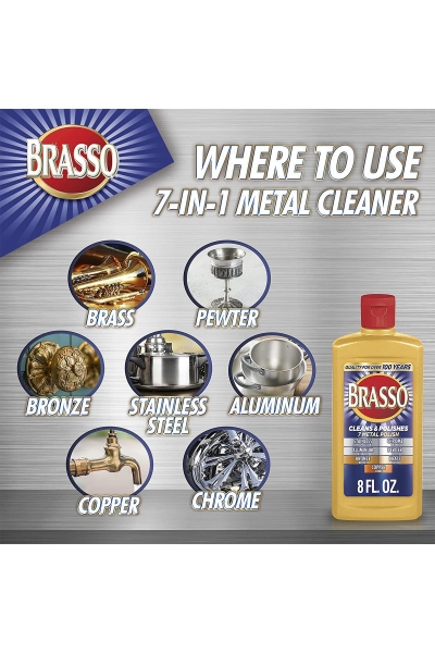 Brasso Metal Temizleyici ve Parlatıcı 236ML - 2