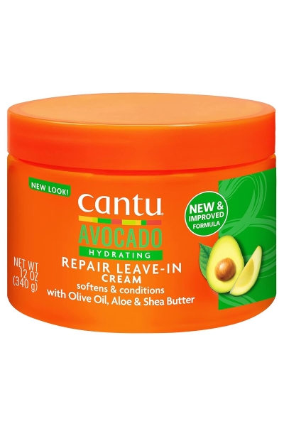 Cantu Avokado Yağlı Nemlendirici Onarıcı Durulanmayan Saç Kremi 340GR - 1