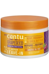 Cantu Grapeseed Güçlendirici Onarıcı Durulanmayan Saç Kremi 340GR - Cantu