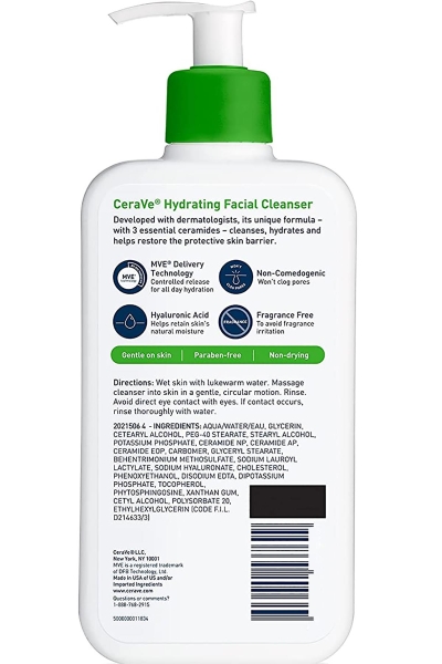 CeraVe Nemlendiren Yüz Temizleyici 473ML - 2