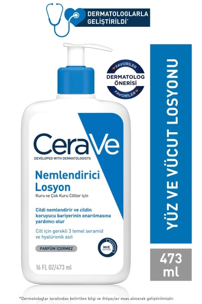 CeraVe Nemlendirici Yüz ve Vücut Losyonu 473ML - 1