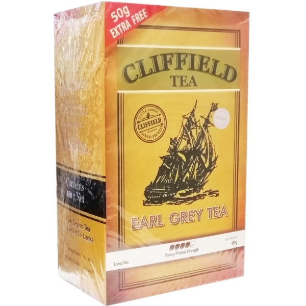 Cliffield Tea Earl Grey Tea Dökme Çay 450GR - 1