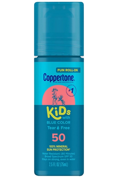 Coppertone Kids SPF50 Mavi Renkli Roll-On Güneş Koruyucu 75ML - 1