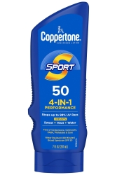 Coppertone Sport SPF50 4in1 Güneş Koruyucu Losyon 207ML - Coppertone