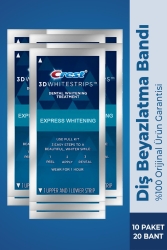 Crest 3D White 1 Hour Express 10 Paket / 20 Bant - Crest