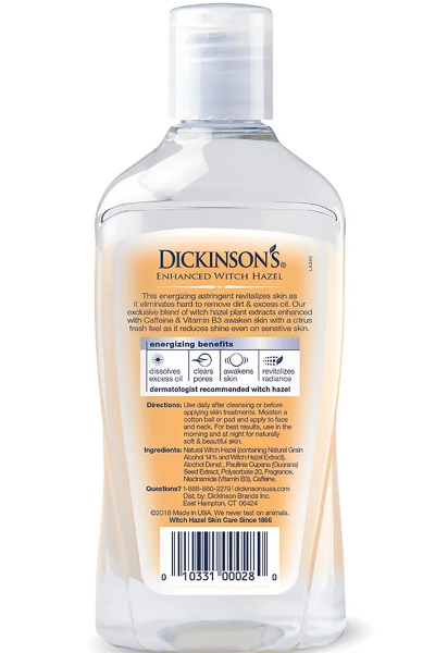 Dickinsons Witch Hazel Shine Reducing Yüz Temizleyici 473ML - 2