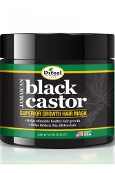 Difeel Jamaican Black Castor Yavaş Uzayan Saçlara Özel Saç Maskesi 340GR - Difeel