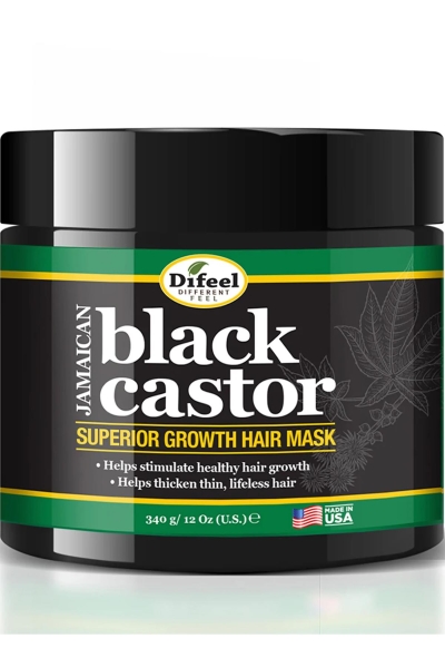 Difeel Jamaican Black Castor Yavaş Uzayan Saçlara Özel Saç Maskesi 340GR - 1