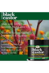 Difeel Jamaican Black Castor Yavaş Uzayan Saçlara Özel Saç Maskesi 340GR - 2