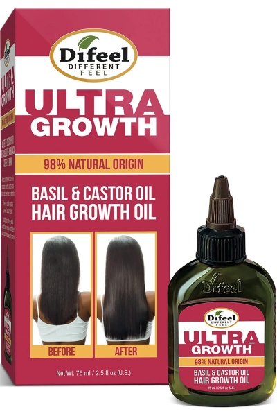 Difeel Ultra Growth Yavaş Uzayan Saçlara Özel Saç Bakım Yağı 75ML - 1