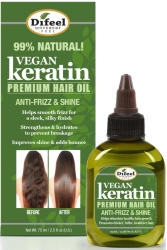 Difeel Vegan Keratin Kabarma Karşıtı Saç Bakım Yağı 75ML - Difeel