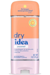 Dry Idea Unscented Clear Gel Antiperspirant Deodorant 85GR - Dry Idea