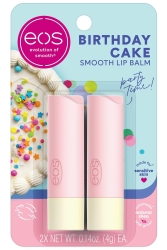 Eos Lip Balm Birthday Cake 2'li Dudak Balsamı 2x4GR - EOS Lip Balm