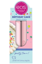 Eos Lip Balm Birthday Cake 2'li Dudak Balsamı 2x4GR - EOS Lip Balm