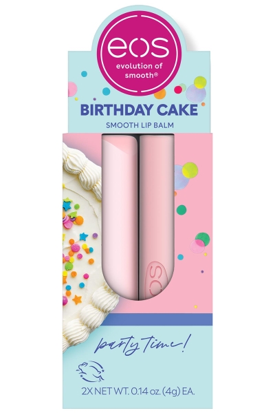 Eos Lip Balm Birthday Cake 2'li Dudak Balsamı 2x4GR - 1