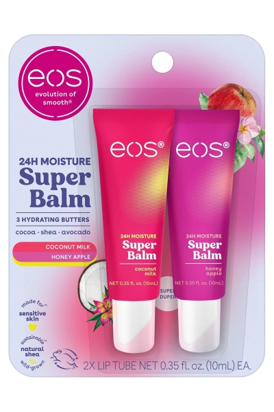 EOS Lip Balm Coconut Milk + Honey Apple 2'li Dudak Balsamı 2x10ML - 1