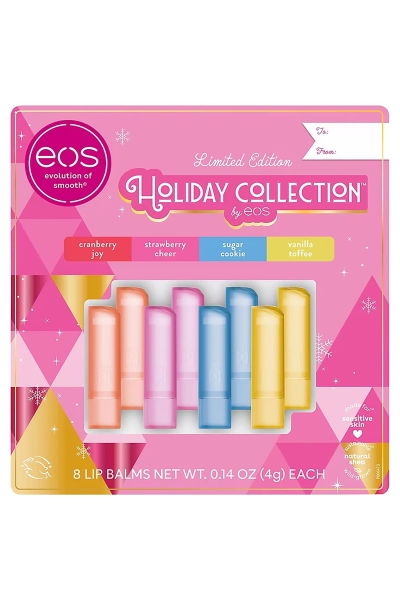 EOS Lip Balm Holiday Collection Dudak Balsamı Çeşit Paketi 8 Adet - 1