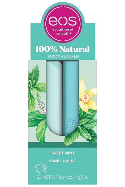 EOS Lip Balm Sweet Mint + Vanilla Mint 2'li Dudak Balsamı 2x4GR - 1