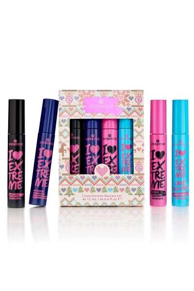 Essence Cosmetics I Love Extreme Maskara Set 4 Parça Siyah - 1