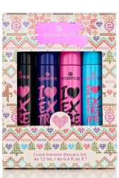 Essence Cosmetics I Love Extreme Maskara Set 4 Parça Siyah - 2