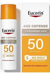 Eucerin Age Defense + Hyaluronic Acid SPF50 Yüz İçin Güneş Koruyucu Losyon 75ML - Eucerin