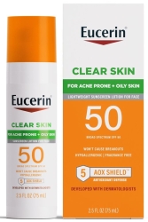 Eucerin Clear Skin SPF50 Yüz İçin Güneş Koruyucu Losyon 75ML - Eucerin