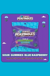 Mr Beast Feastables Karl Gummies Sour Blue Raspberry 100GR - 2