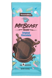 Feastables Mr Beast Original Chocolate Çikolata Atıştırmalık Bar 60GR - Feastables