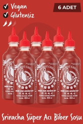 Flying Goose Sriracha Süper Acı Chilli Biberi Sosu 455ML 6 Adet - Flying Goose