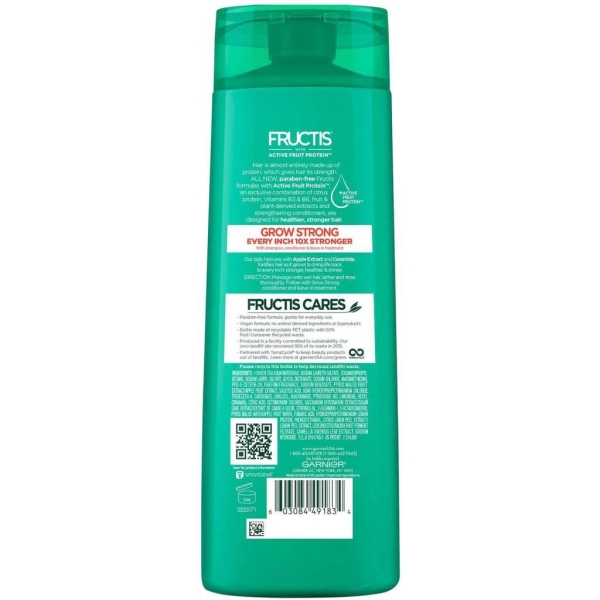 Garnier Fructis Grow Strong Şampuan 370ML - 2