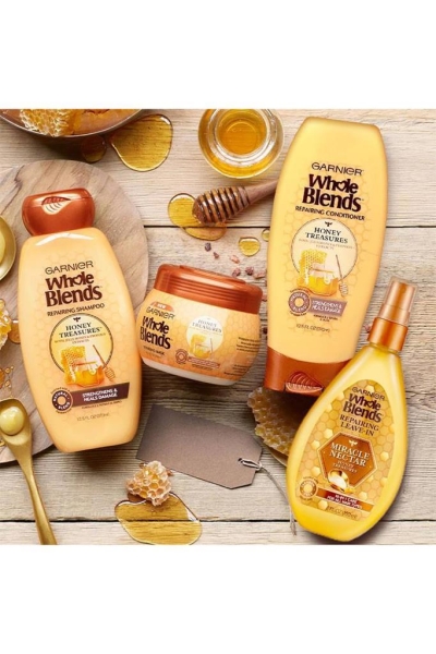 Garnier Whole Blends Bal Özlü Onarıcı Saç Maskesi 300ML - 3