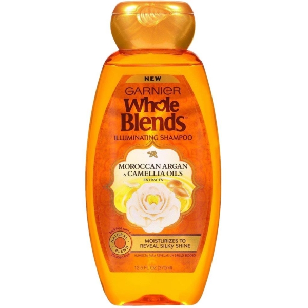 Garnier Whole Blends Fas Argan ve Kamelya Yağı Özlü Parlaklık Şampuanı 370ML - 1