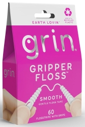 Grin Gripper Floss Smooth Tutamaçlı Diş İpi 60 Adet - Grin