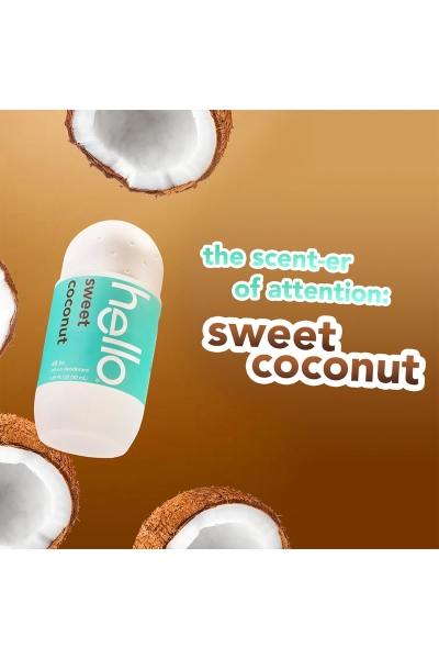 Hello Sweet Coconut Roll-On Deodorant 50ML - 5