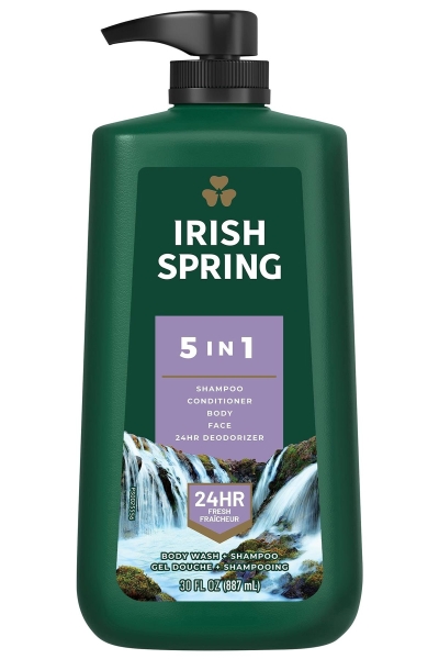 Irish Spring 5in1 Şampuan + Tüm Vücut Yıkama 887ML - 1