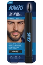 Just For Men 1 Günlük Geçici Sakal ve Kaş Boyası Koyu Kahverengi 9ML - Just For Men