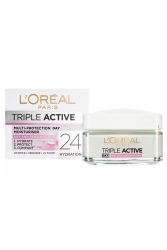 Loreal Paris Triple Active Kuru ve Hassas Ciltler İçin Gündüz Kremi 50ML - Loreal