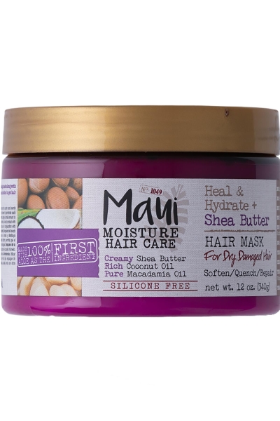 Maui Shea Butter Kuru ve Yıpranmış Saçlar İçin Maske 340GR - 1