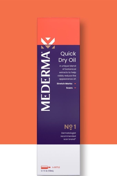 Mederma No:1 Quick Dry Oil Çatlak Karşıtı Cilt Bakım Yağı 100ML - 1