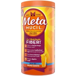 Metamucil Orange Multihealth Fiber Powder Sugar Free 754GR - Metamucil